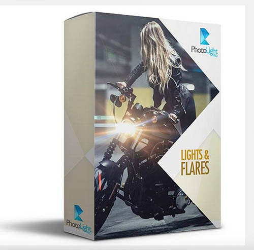 PS镜头光效耀斑图片动作预设 Photo Light Pro – Lights & Flares Pack