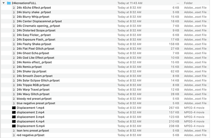 PR预设-模糊摇晃回声闪烁扭曲平滑缩放视频转场预设-图片2