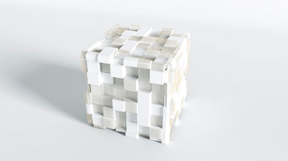 C4D和Arnold Renderer创建抽象立方体建模渲染教程