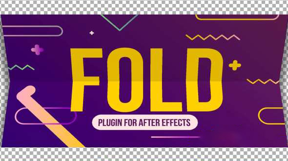 折叠折纸动画AE插件 AESweets Fold v1.0 Win/Mac