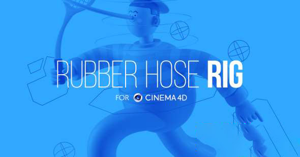 柔软风格人物角色C4D绑定插件 Eyedesyn – Bendy Limbs Rig for Cinema 4D R17-R21 Win/Mac