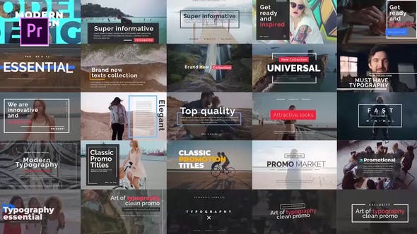 PR预设-27组时尚商务介绍包装文字标题排版字幕Premiere动画