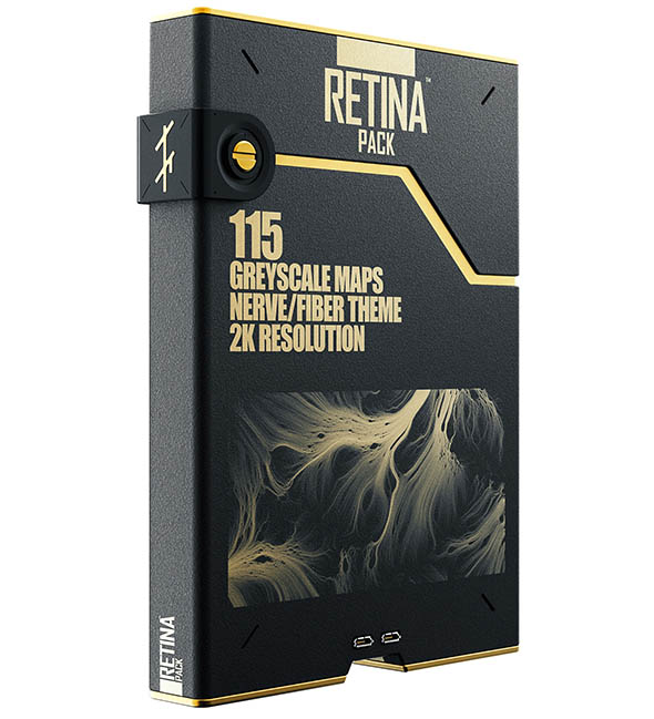 115张抽象神经纤维视网膜2K贴图材质 TFM – Retina Pack