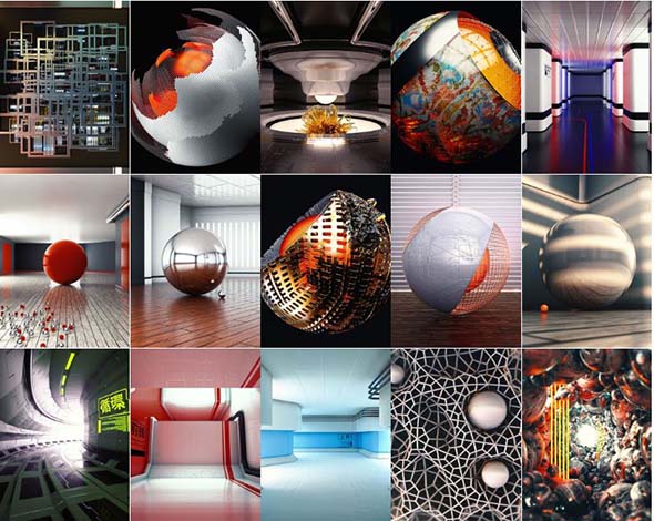 301个C4D物理渲染器项目文件Cinema4D模型包Win/Mac-图片1