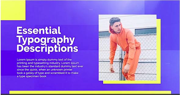 FCPX模板插件-项目组合演示图文展示片头+背景音乐