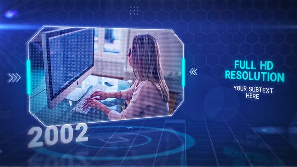 AE模板-公司业务模板科技感时间线宣传片头 Corporate Business Template