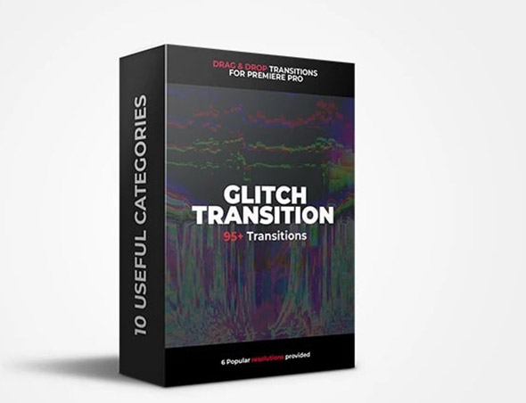 PR模板-95+锐化马赛克滑动分裂拉伸小故障过渡转场特效预设