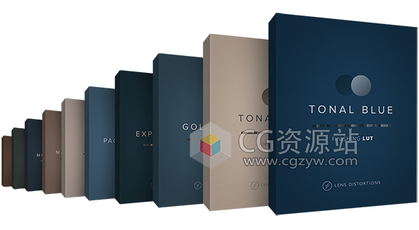 30种电影级柔和浓郁深沉情感明亮冷暖红蓝绿金色LUTS视频调色预设