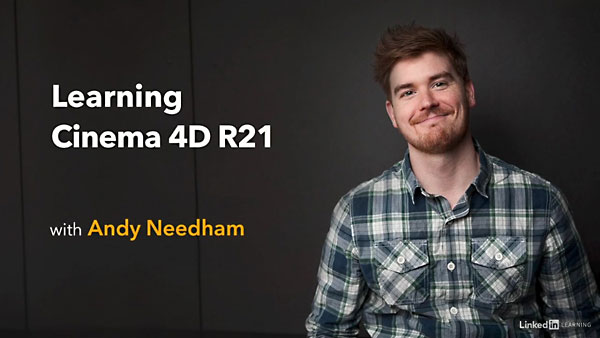 C4D R21新手入门基础教程+英文字幕 Lynda – Learning Cinema 4D R21