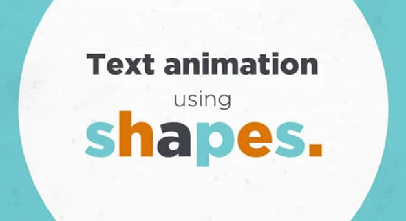 图形变化文字MG动画AE教程 Skillshare – Text Animation Using Shapes in After Effects