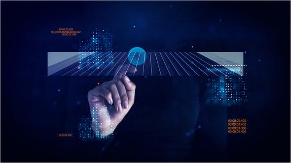 AE模板-科技感人物滑动图片展示片头 Corporate Swipe Slideshow