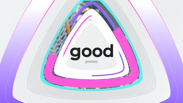 AE模板-时尚多彩形状图形logo动画 Colorful Shapes Logo Reveal