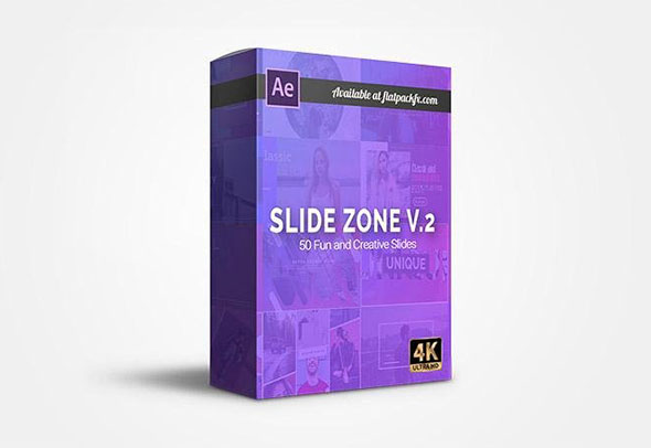 AE模板-50个4K独特现代标题排版图形转场视频宣传片头