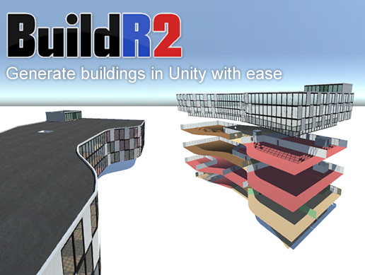 Unity建筑生成器BuildR 2-Procedural Building Generator v2.27 x64-图片1