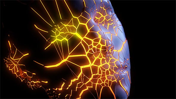 C4D插件-CV-Paint Fracture v1.0艺术破坏分裂破碎控制插件