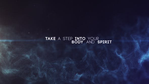 AE模板-抽象粒子背景文字标题宣传片头 Disruption v2