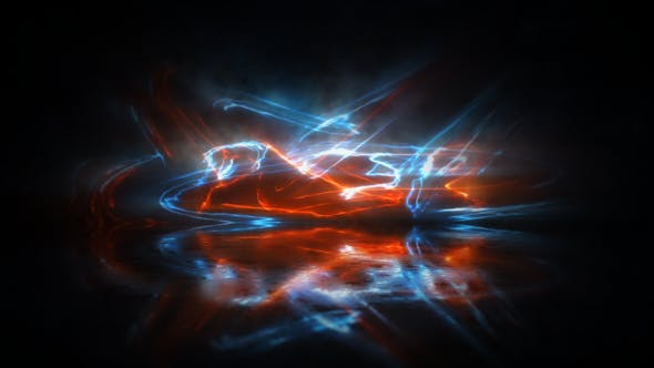 AE模板-电流能量光线霓虹灯logo动画Energy Logo Reveal