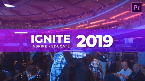 AE模板+PR预设-现代时尚商务宣传片头Event Promo