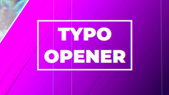 FCPX插件-多彩动态排版时尚视频包装片头 Typo Opener