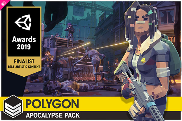 Unity低多边形资产合集模型包 POLYGON – Apocalypse Pack 1.09