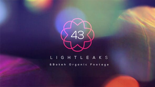 43组散景暖光漏光镜头光晕炫光视频素材Light Leaks Pack