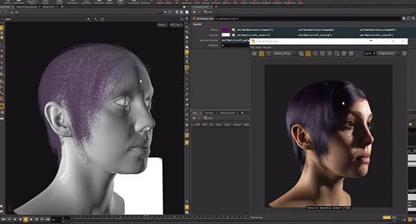 Houdini Redshift渲染器自定义着色器头发渲染教程