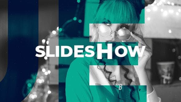 AE模板-动态节奏感时尚小故障闪片头Fashion Glitch Opener