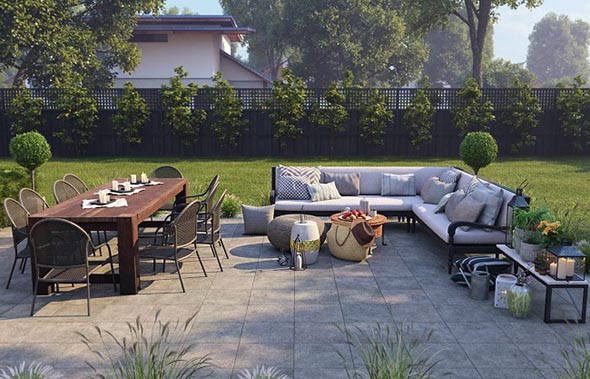 庭院桌子椅子架子3D模型 Evermotion – Archmodels Vol.220