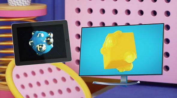 C4D Octane渲染器球状物体Cinema 4D渲染教程