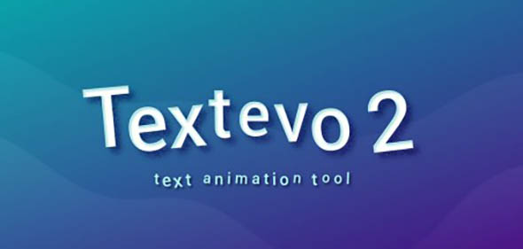 缓入缓出延迟文字动画AE脚本 TextEvo v2.0.0