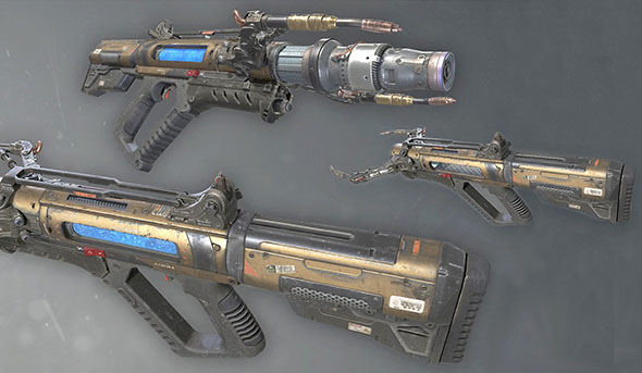 Maya游戏道具武器制作流程视频教程-图片1