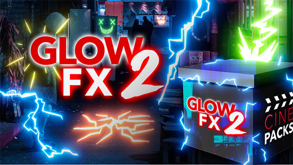 122个4K卡通爆炸电力表情符号灯泡气泡发光FX视频素材