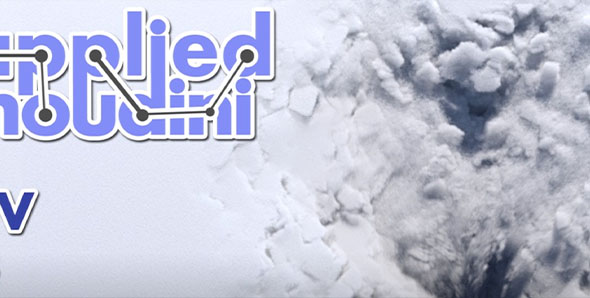 Houdini模拟雪沙视效实例制作视频教程