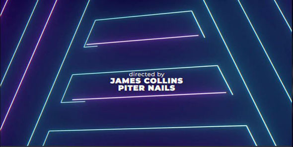 FCPX模板+Apple Motion时尚酷炫霓虹灯背景文字标题动画+背景音乐