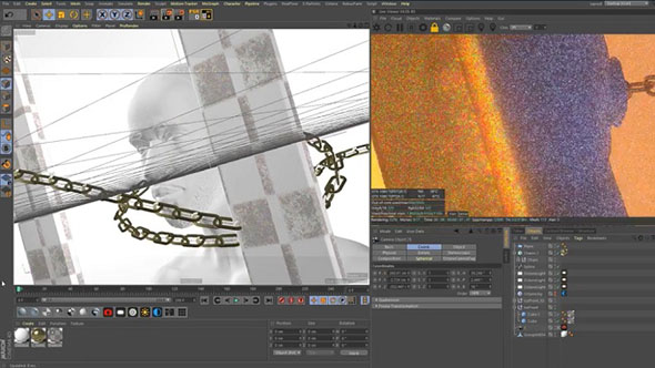 Octane Render基础知识三维循环场景动画Cinema 4D教程