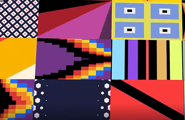 AE模板-414+独特多彩创意形状图形转场预设MG动画