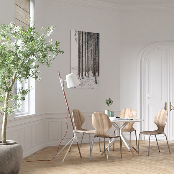 一套简约欧式室内场景3D模型第95期OBJ/FBX/MAX/C4D格式-图片1