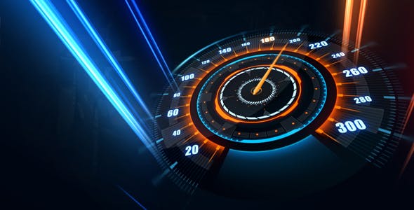 AE模板-汽车加速仪表logo动画片头 Modern Street Car Club