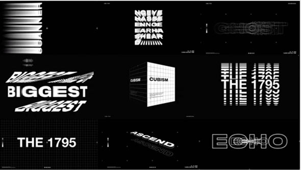 AE模板-炫酷动感个性化创意文字动画工具包