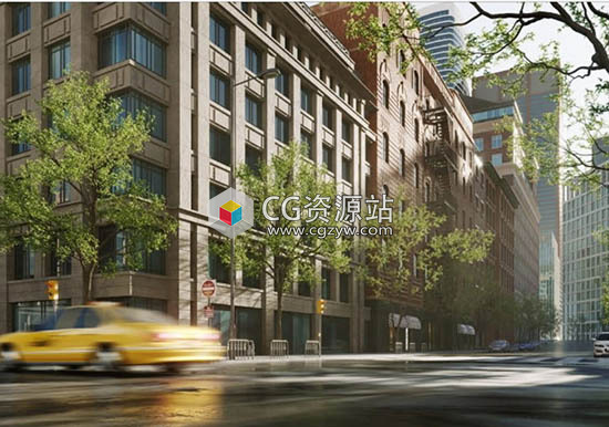 40个高质量树木3D模型Evermotion Archmodels vol 207