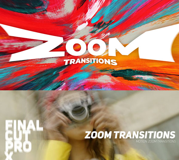 FCPX插件-26种时尚动态缩放视频转场预设