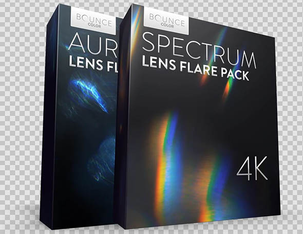 50组4K自然真实镜头耀斑光效合成视频素材