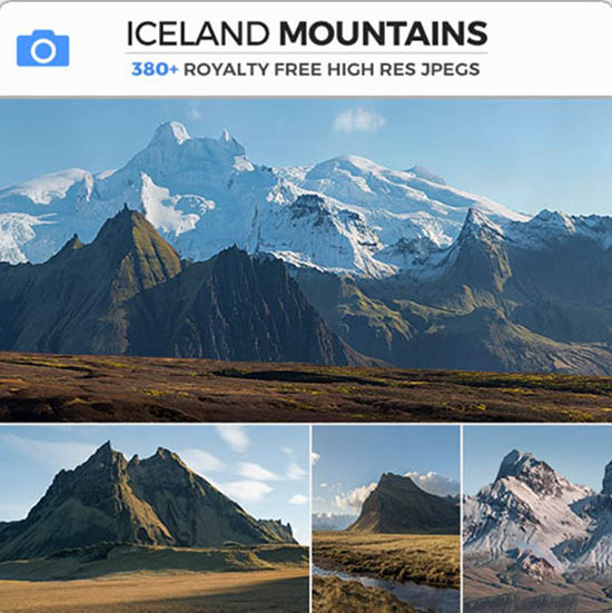 838组冰岛广阔山脉高清图片素材-图片1