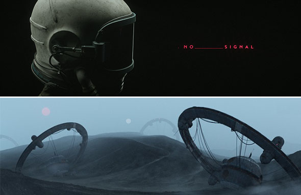 影视短片《无信号》C4D宇航员与场景3D模型