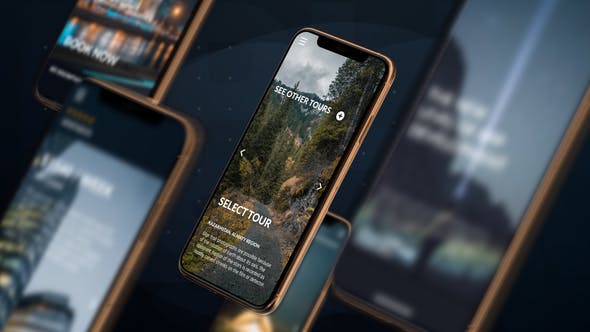 AE模板-Phone XS App演示手机宣传展示包装动画