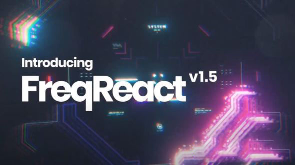 AE插件-音乐驱动视频节奏动画 FreqReact v1.5.7 Win/Mac