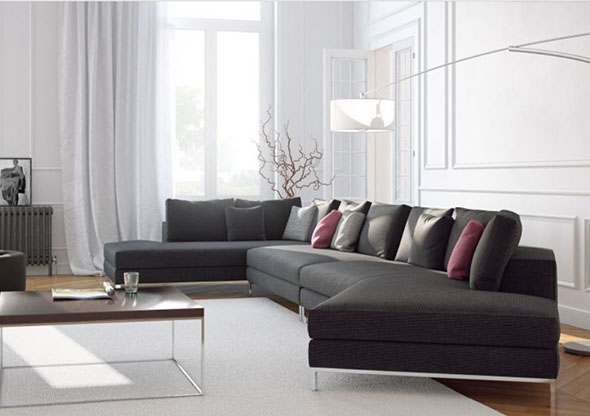 室内家居沙发靠垫3D模型 Archmodels Vol.129