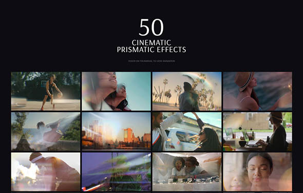 FCPX插件-50组大气唯美梦幻镜头棱镜光效折射特效预设 mPrism-图片1