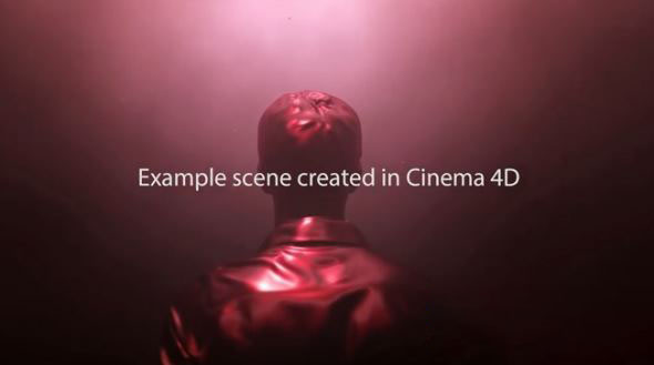 超胆侠风格照明渲染场景实例视频C4D教程