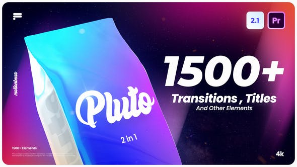 PR模板+预设-1500组无缝视频转场文字标题字幕动画工具包-图片1